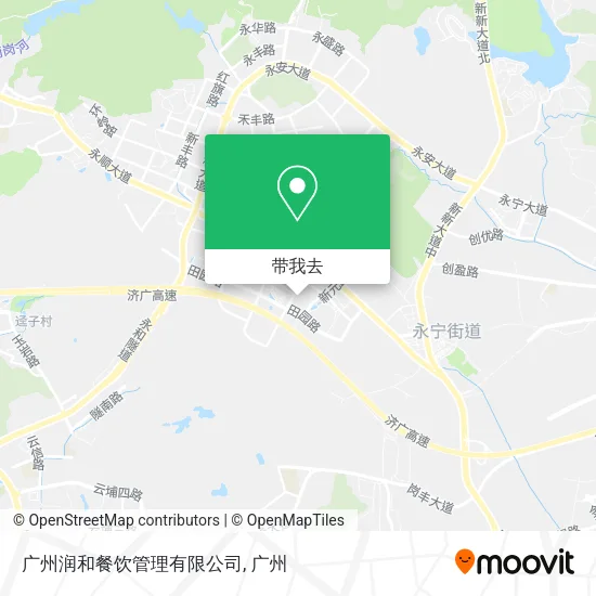 广州润和餐饮管理有限公司地图
