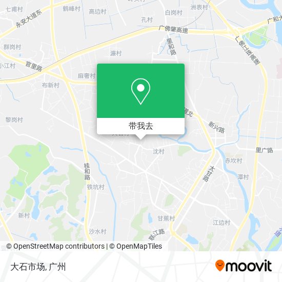 大石市场地图