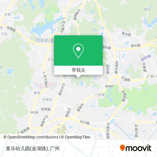 童乐幼儿园(金湖路)地图