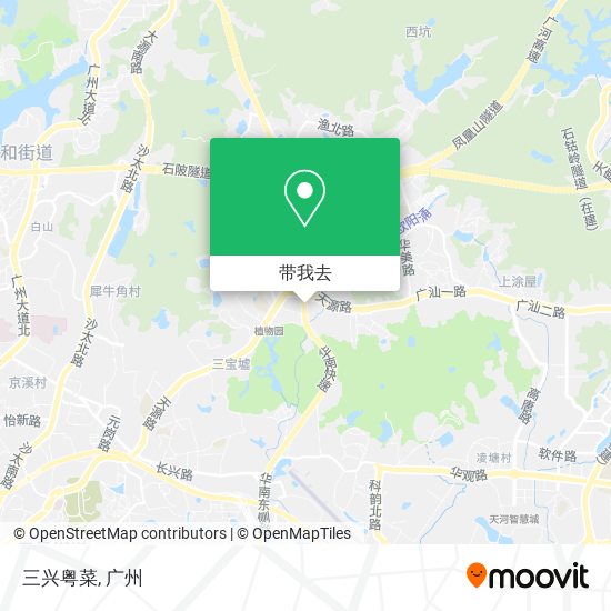 三兴粤菜地图