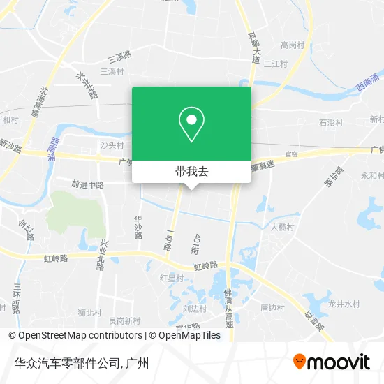 华众汽车零部件公司地图