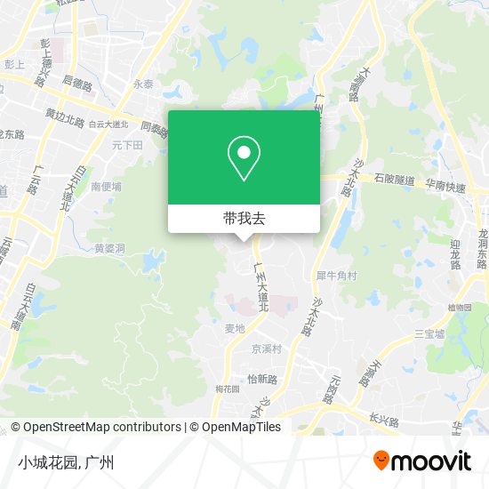 小城花园地图