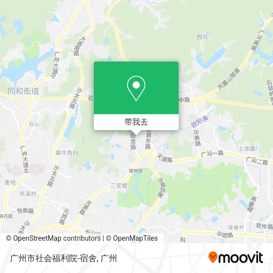 广州市社会福利院-宿舍地图