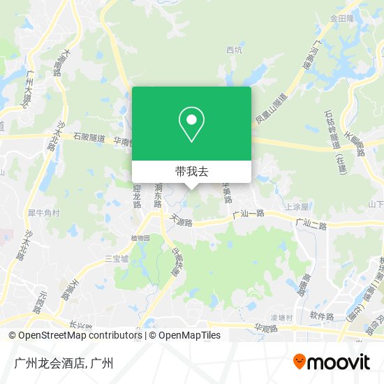 广州龙会酒店地图