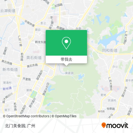 北门美食园地图