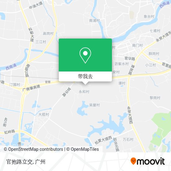 官抱路立交地图