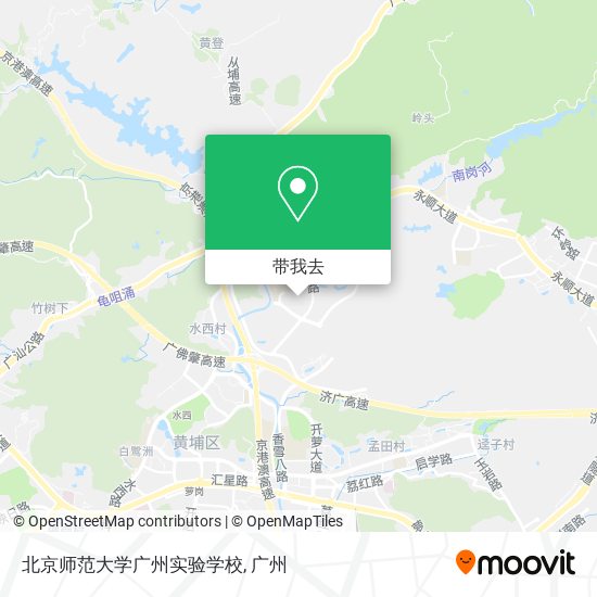 北京师范大学广州实验学校地图