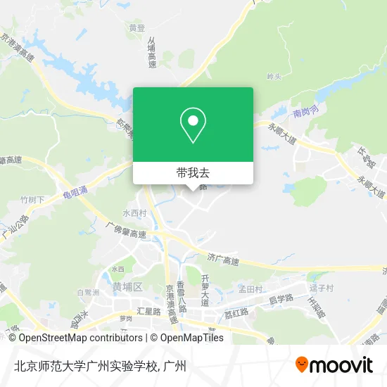 北京师范大学广州实验学校地图