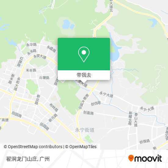 翟洞龙门山庄地图