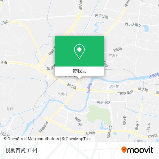 悦购百货地图