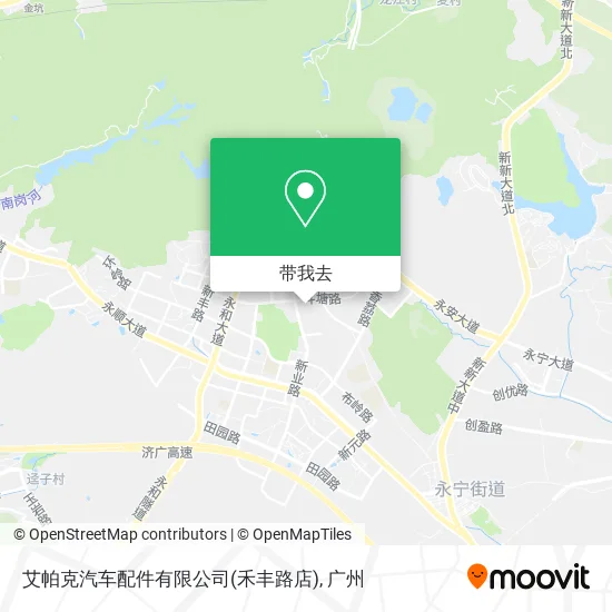 艾帕克汽车配件有限公司(禾丰路店)地图