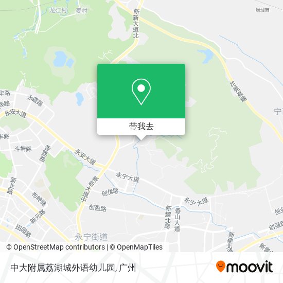 中大附属荔湖城外语幼儿园地图