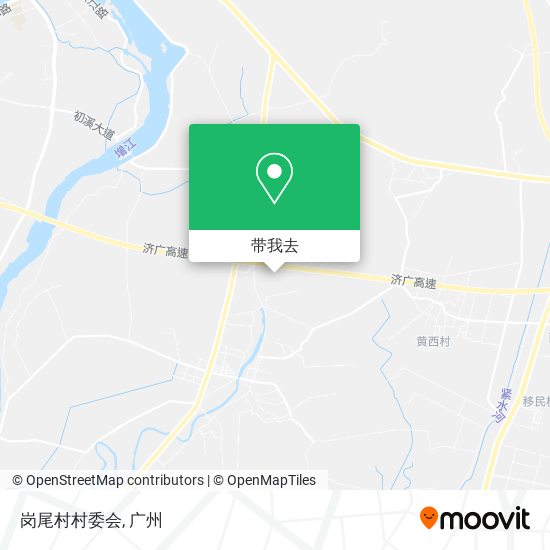 岗尾村村委会地图