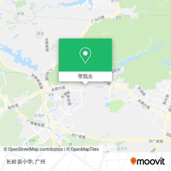 长岭居小学地图