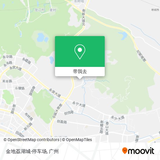 金地荔湖城-停车场地图