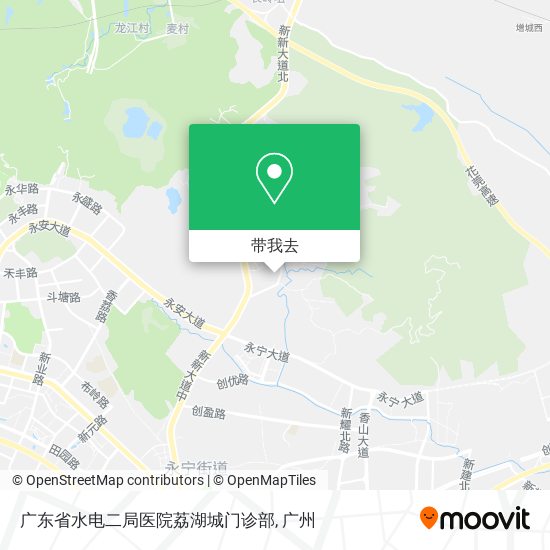 广东省水电二局医院荔湖城门诊部地图