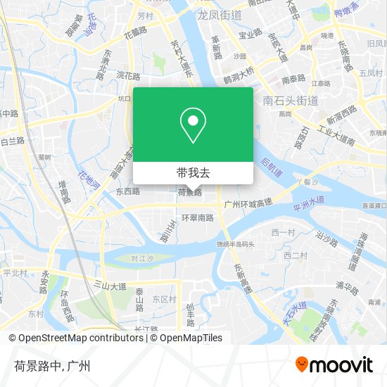 荷景路中地图