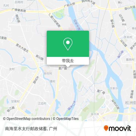 南海里水太行邮政储蓄地图