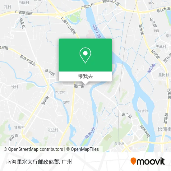 南海里水太行邮政储蓄地图