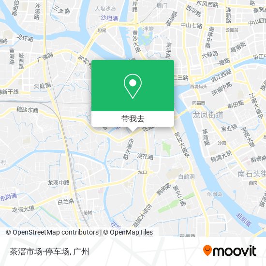 茶滘市场-停车场地图