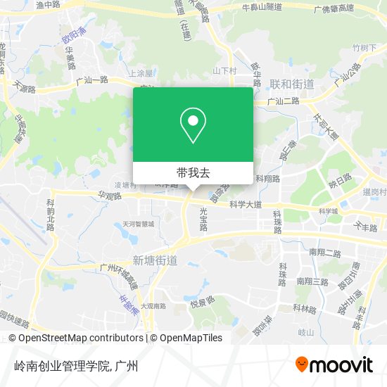 岭南创业管理学院地图