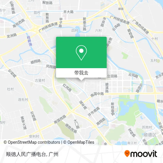 顺德人民广播电台地图