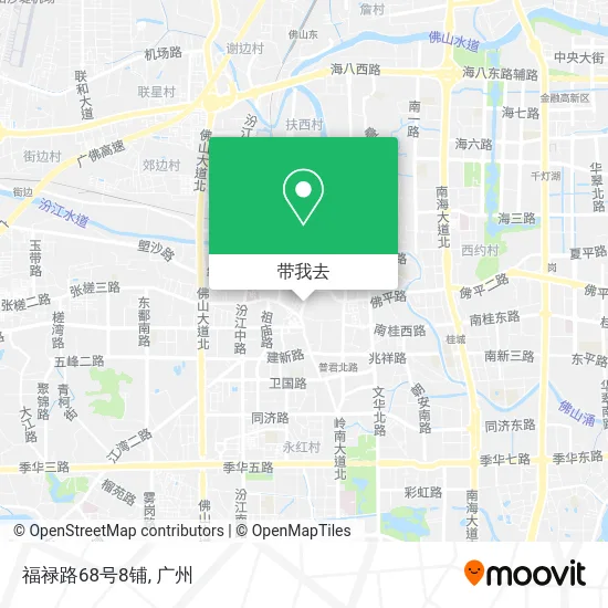 福禄路68号8铺地图