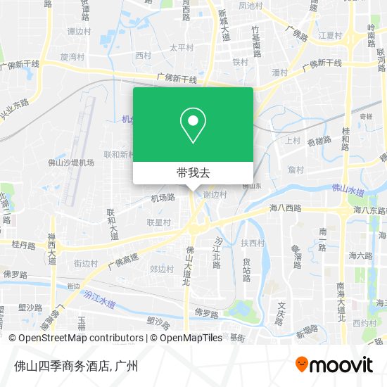 佛山四季商务酒店地图