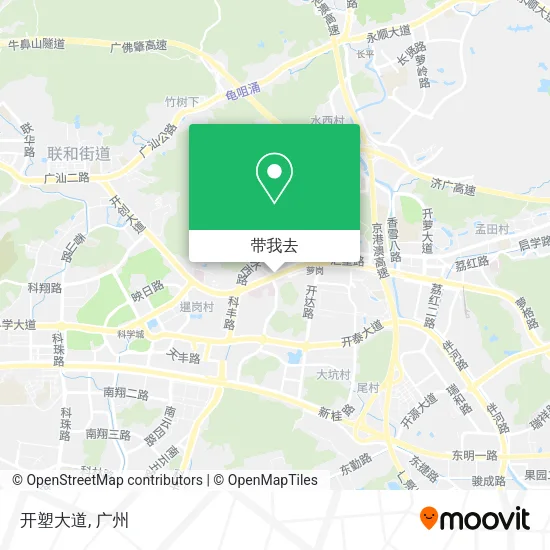 开塑大道地图