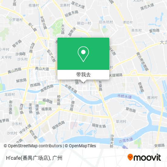 H'cafe(番禺广场店)地图