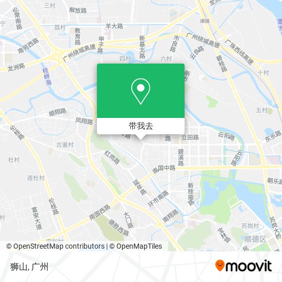 狮山地图