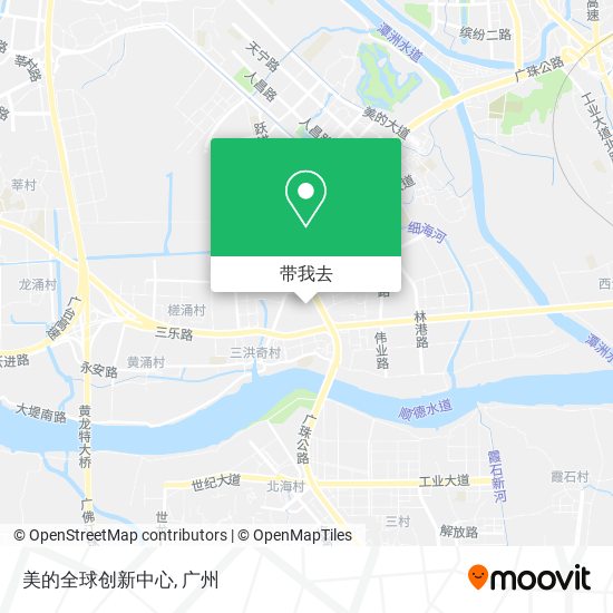 美的全球创新中心地图