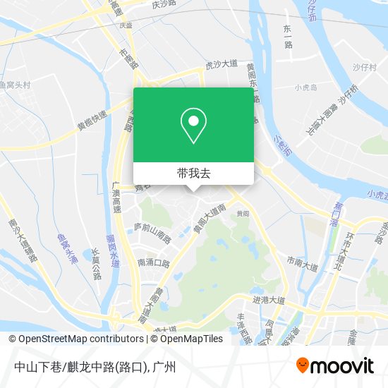 中山下巷/麒龙中路(路口)地图