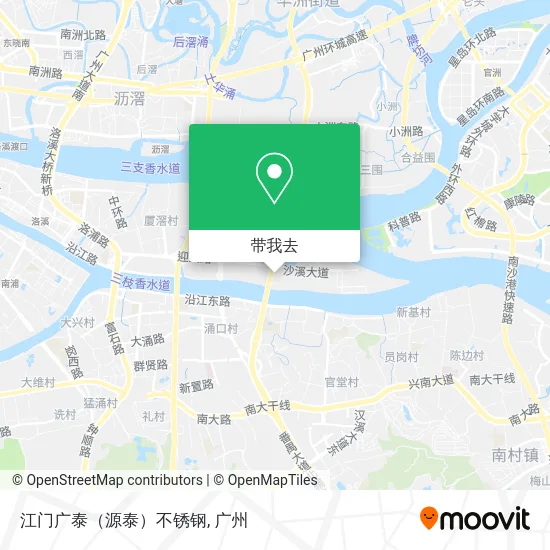 江门广泰（源泰）不锈钢地图