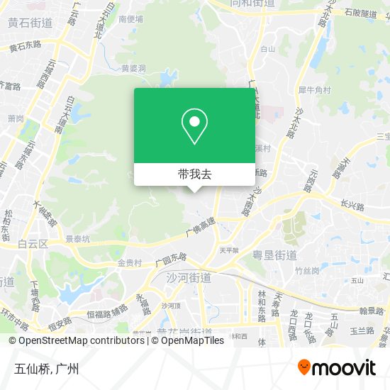 五仙桥地图