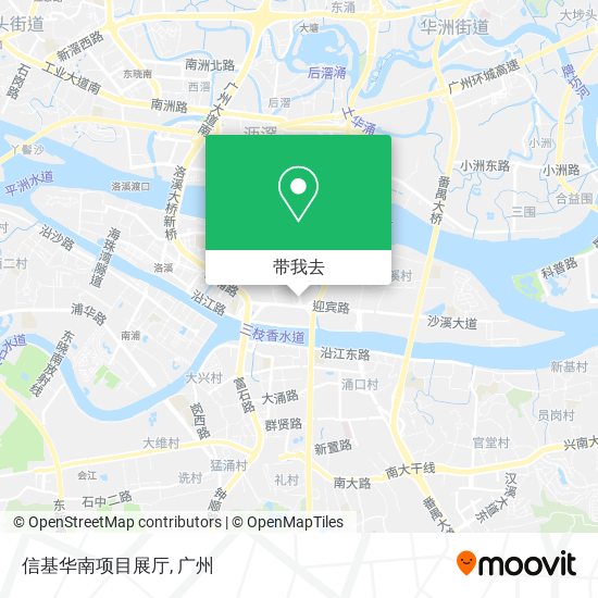 信基华南项目展厅地图