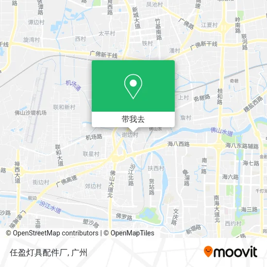 任盈灯具配件厂地图