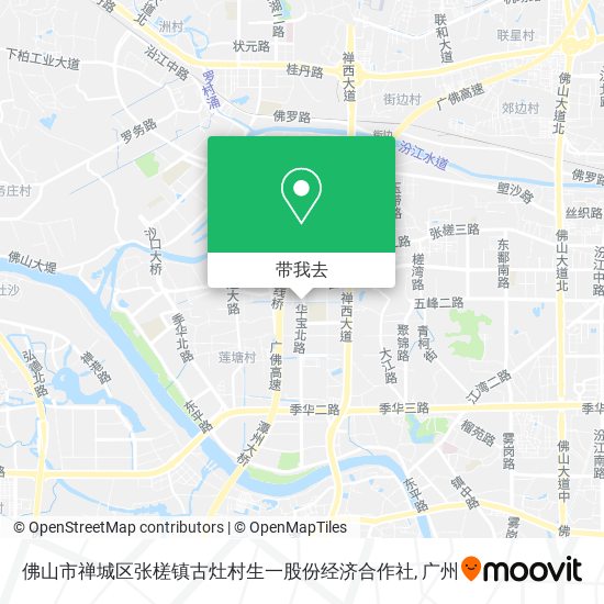 佛山市禅城区张槎镇古灶村生一股份经济合作社地图