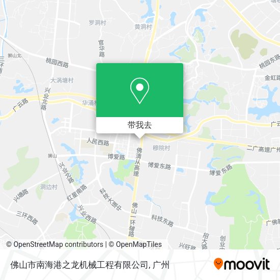 佛山市南海港之龙机械工程有限公司地图