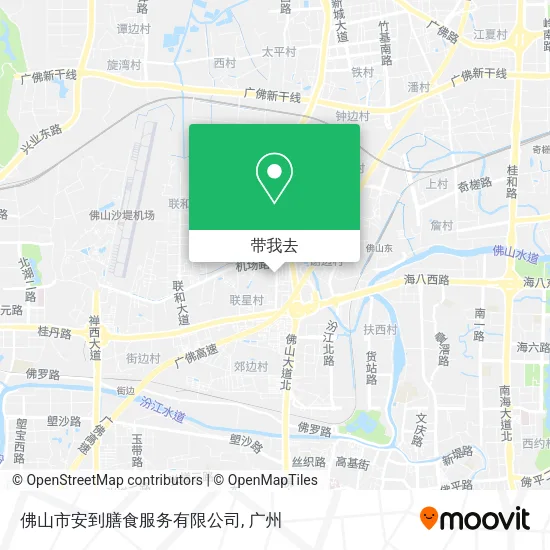 佛山市安到膳食服务有限公司地图