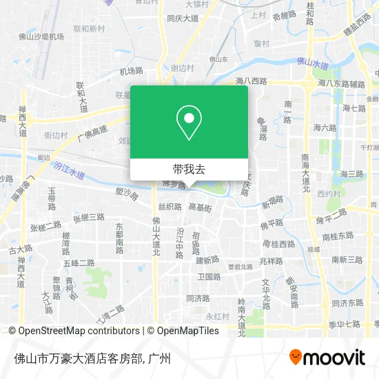 佛山市万豪大酒店客房部地图
