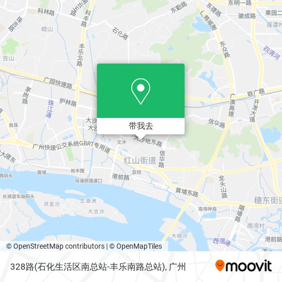 328路(石化生活区南总站-丰乐南路总站)地图