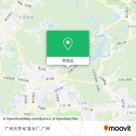 广州大学-矿泉水厂地图
