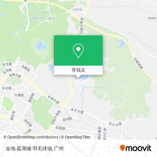 金地·荔湖城-羽毛球场地图