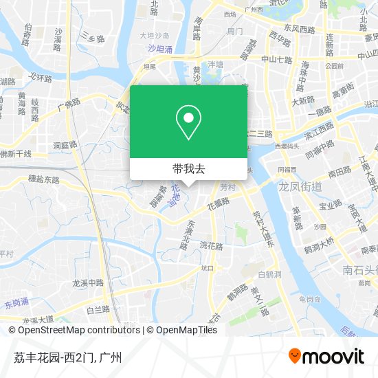 荔丰花园-西2门地图