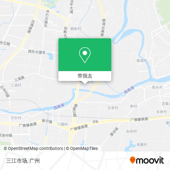 三江市场地图
