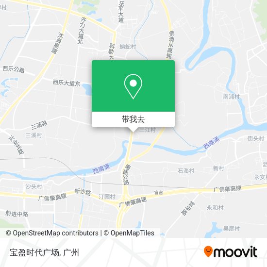 宝盈时代广场地图