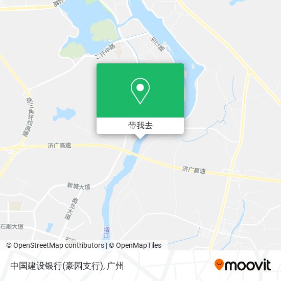 中国建设银行(豪园支行)地图