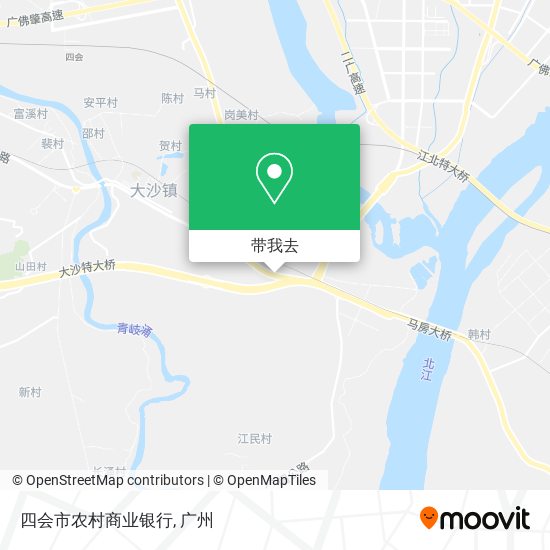 四会市农村商业银行地图
