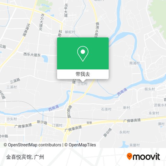 金喜悦宾馆地图